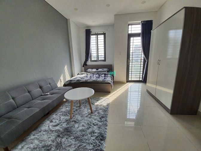 Hình ảnh 1 PHÒNG NGỦ+Studio_BAN CÔNG_FULL NỘI THẤT_45m2_chợ Tân Định_ĐH Quốc tế