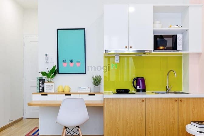 Hình ảnh Căn Hộ 1PN Phố Tây Siêu Rẻ 30m2 Full NT Có Bếp Trong Phòng