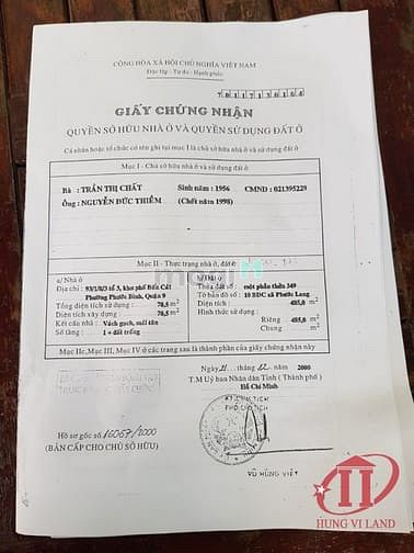 Hình ảnh HungQ9 Bán lô đất 136m2 hẻm 93 đường 14 Phước Bình chỉ 4.6 tỉ