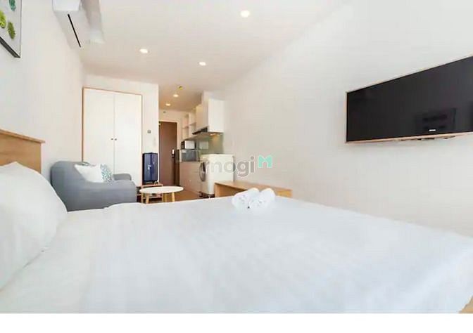 Hình ảnh Studio Millennium 38m2 full nội thất cho thuê giá 12,5tr, view sông
