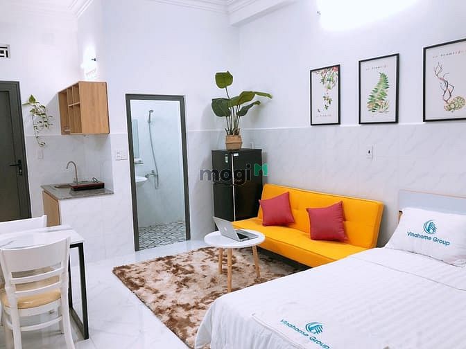 Hình ảnh Studio_có ban công full nội thất_ngay ngã tư Bảy Hiền,Hoàng Hoa Thám