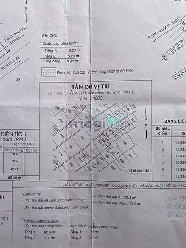 Hình ảnh 1272m2 Đất NN Phân Lô P.Bình Chiểu, Q. Thủ Đức