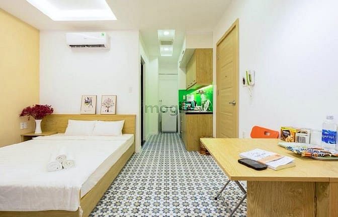 Hình ảnh 1 Phòng ngủ & Studio_Full nội thất_Ngã 4 Phú Nhuận_ giáp Bình Thạnh