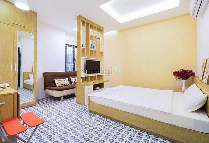 Hình ảnh 1 Phòng ngủ & Studio_Full nội thất_Ngã 4 Phú Nhuận_ giáp Bình Thạnh