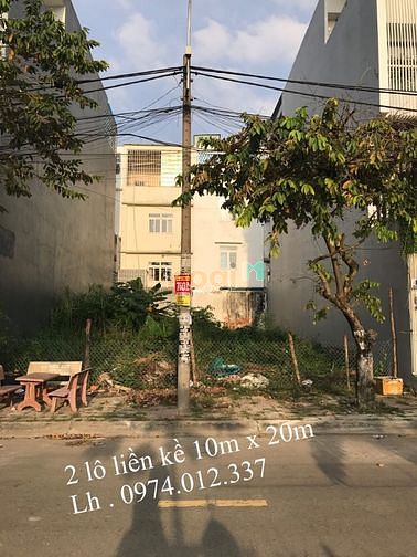 Hình ảnh Bán Gấp 2 Lô Liền Kề KDC Tân Tạo Centrall Park .Diện Tích 10m x 20m .