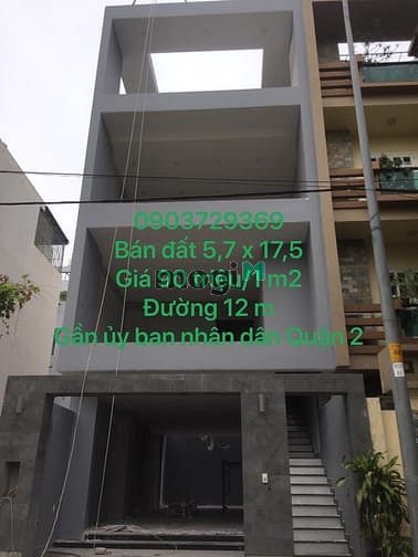 Hình ảnh Tin thật, giá thật. Bán đất Uỷ ban nhân dân Quận 2 giá 90 tr/1m2