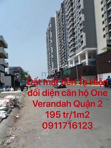 Hình ảnh Tin thật Bán đất mặt tiền Tạ Hiện đối diện Trang Chủ MB66.COM / Đăng Ký Tặng 66K One Verandah Quận 2