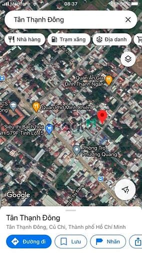 Hình ảnh Chính chủ gửi bán 215m2 đất thổ cư gần chợ Hóc Môn, sổ hồng riêng