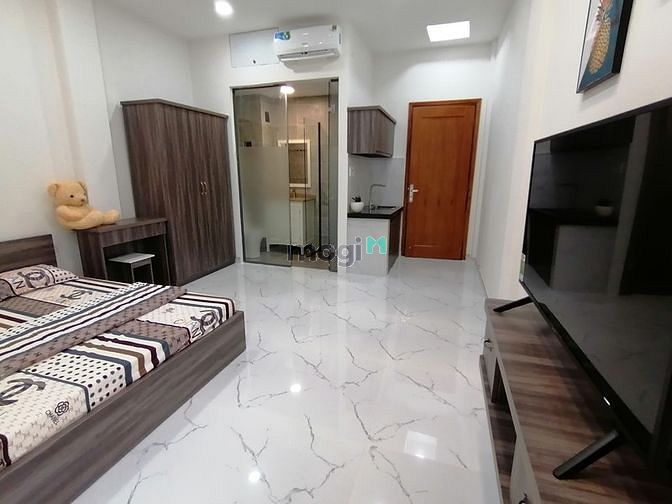Hình ảnh ☃️Studio_BAN CÔNG mới tinh 100%_Full nội thất có TIVI_cầu Thị Nghè☃