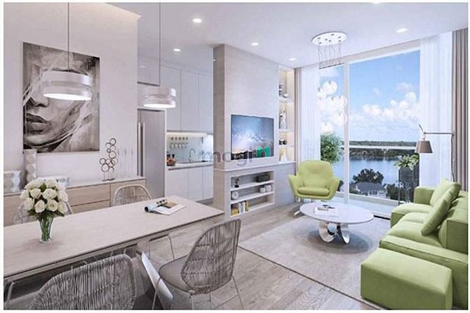 Hình ảnh CC Central Premium Q.8, officetel căn góc 35m2 có đầy đủ nội thất