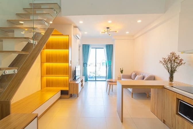 Hình ảnh Duplex M-One đầy đủ nội thất - view Bitexco đẹp lung linh