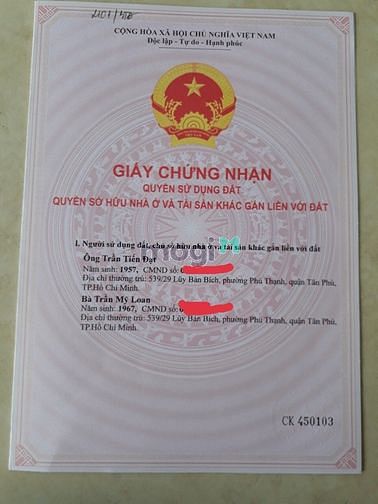 Hình ảnh Chính chủ bán đất thổ cư thuộc khu quy hoạch phường Bình Trưng Đông