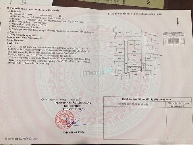 Hình ảnh Cần bán lô đất Lê Văn Thịnh tiềm năng, Q. 2, gần BV Quận 2, DT 113m2