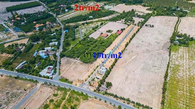 Hình ảnh Đất Phú Mỹ ngay chân núi Dinh dẫn thẳg ra cảng Cái Mép 827m2. 2,2tr/m2