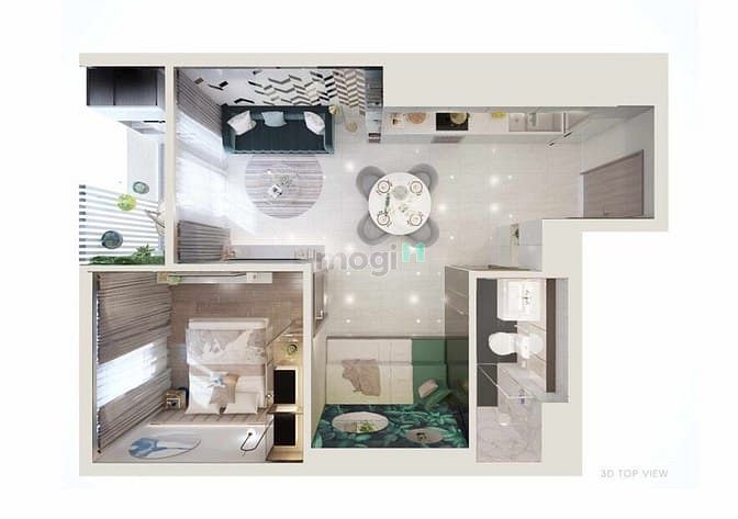 Hình ảnh Chỉ 1 Tỷ sở hữu CĂN HỘ cao cấp mặt tiền.Thanh toán mỗi tháng 1%