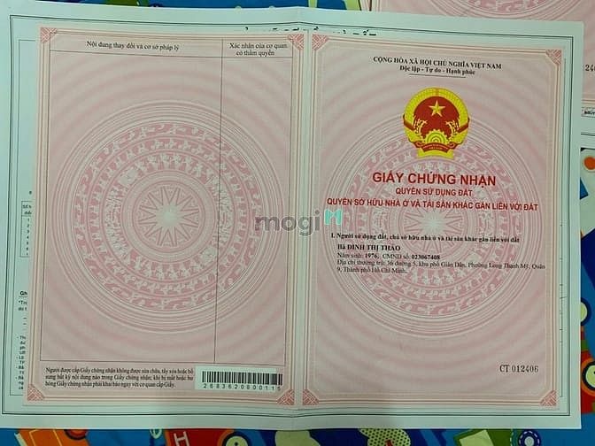 Hình ảnh Cần bán 4 lô liền kề MT Cầu Xây 2 Tân Phú Quận 9 diện tích 17x36