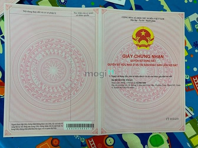 Hình ảnh Cần bán 4 lô liền kề MT Cầu Xây 2 Tân Phú Quận 9 diện tích 17x36