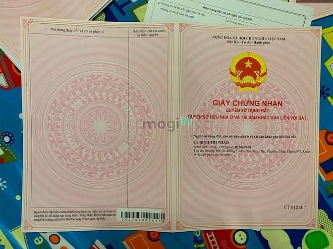 Hình ảnh Cần bán 4 lô liền kề MT Cầu Xây 2 Tân Phú Quận 9 diện tích 17x36