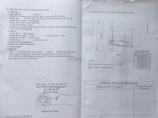 Hình ảnh Nhà mặt tiền Hoàng Hữu Nam, Q9