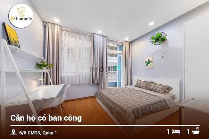 Hình ảnh Căn Hộ Dịch Vụ Giá Rẻ Siêu Đẹp Tại Q1 ngay Bùng Binh