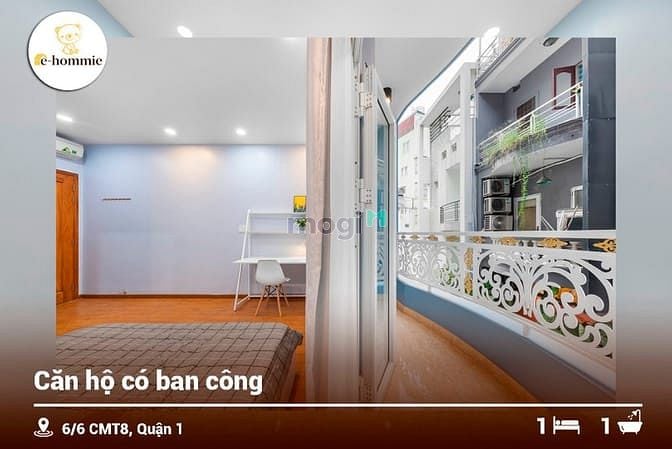 Hình ảnh cho thuê CHDV tại trung tâm Q1