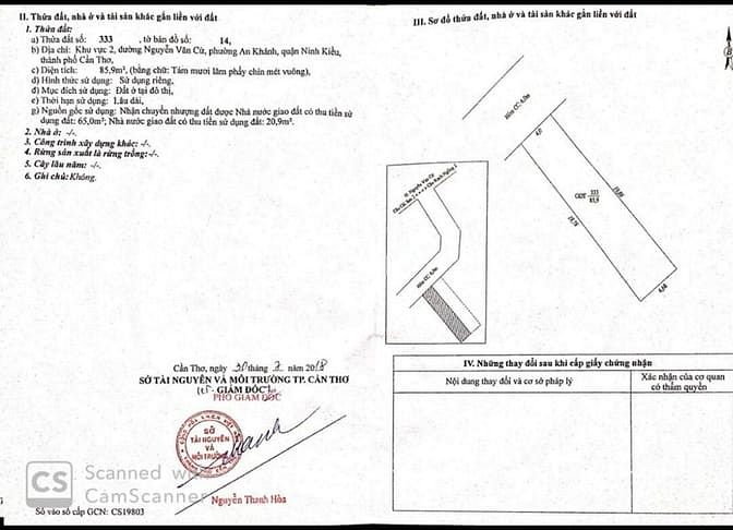 Hình ảnh Bán nền gần Hoa Viên Thành Đạt, P. An Khánh, Q. Ninh Kiều, TP Cần Thơ