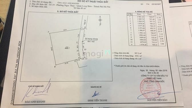 Hình ảnh Bán Gấp 1483m2 đất sổ đỏ thổ cư TT quận Long Biên, 2 lối vào, tiện KD