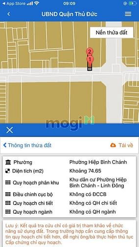 Hình ảnh Chính chủ Bán Đất gấp Quận Thủ Đức 74.7m²