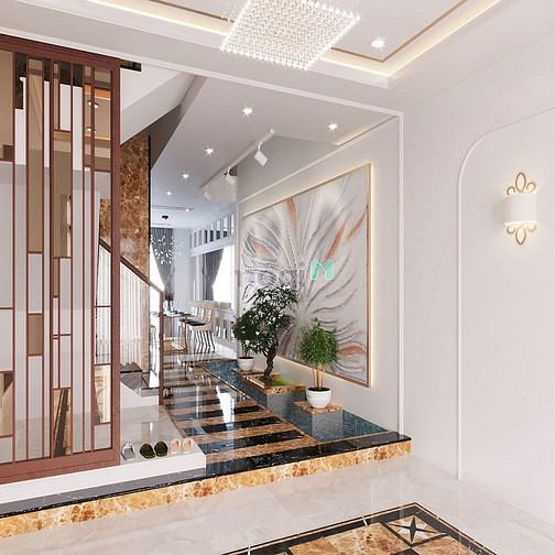 Hình ảnh Bán nhà phố phong cách Tân cổ điển, sang trọng và lịch lãm