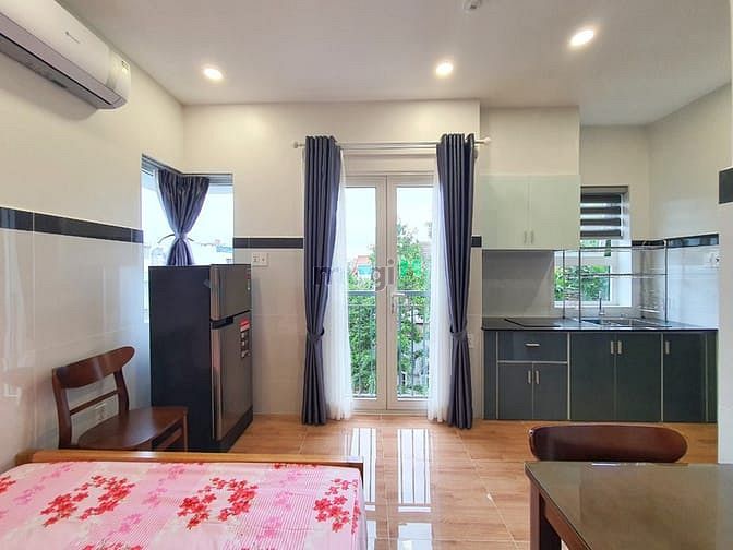 Hình ảnh Studio ban công Q2🎁sát Chợ Đo Đạc thoáng mát, an ninh, máy giặt riêng