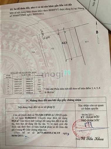 Hình ảnh Bán Đất Mặt Tiền 4x20 Thới An 8, P. Thới An, Quận 12