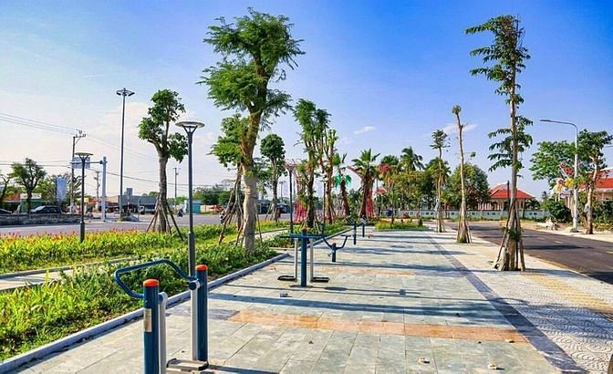 Hình ảnh Đất sổ đỏ mặt tiền QL1A giáp ranh ĐN thổ cư 100% chỉ 1.4x tỷ/nền
