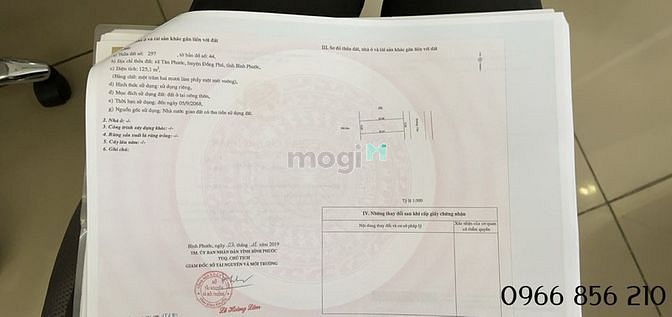 Hình ảnh Bán rẻ lô đất mặt tiền DT753 - Cách KCN Becamex 6300ha 2KM - Shr