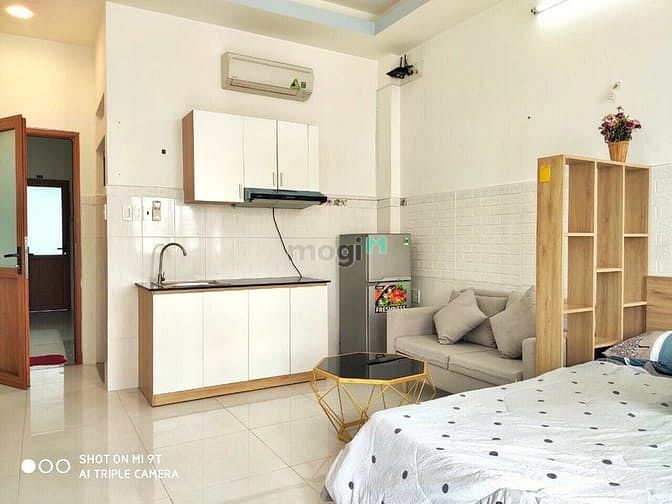 Hình ảnh Căn Hộ 28m2 Ban Công Full Nội thất Phan Văn Trị