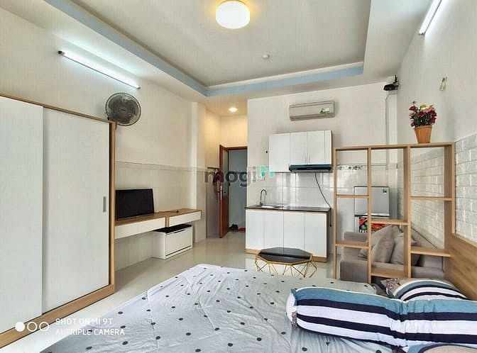 Hình ảnh Căn Hộ 28m2 Ban Công Full Nội thất Phan Văn Trị