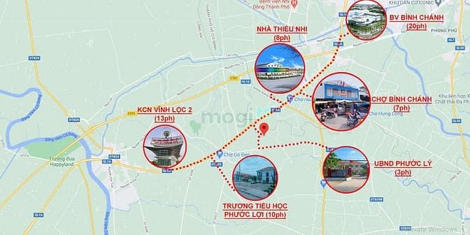 Hình ảnh Cần Bán Lô Đất 500m2 SIÊU ĐẸP, Phước Lý, Long An, giáp ranh HCM