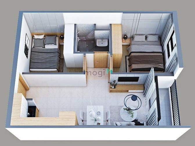 Hình ảnh Bcons garden bán căn 2pn-1wc 45m2 giá 1ty170 bao thuế phí