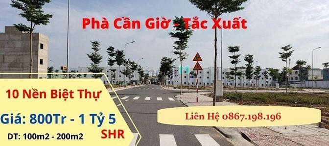 Hình ảnh Thanh Lý 10 Nền Biệt Thự - Mở Mắt Thấy Biển - Bến Phà Cần Giờ-Tắc Xuất