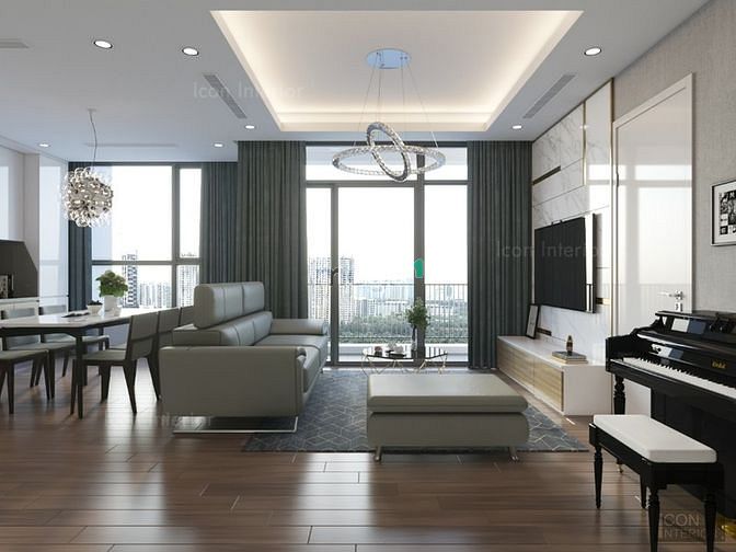 Hình ảnh Cho thuê Chung cư Riviera Point, 99m2, 2PN 2WC nội thất mới cao cấp