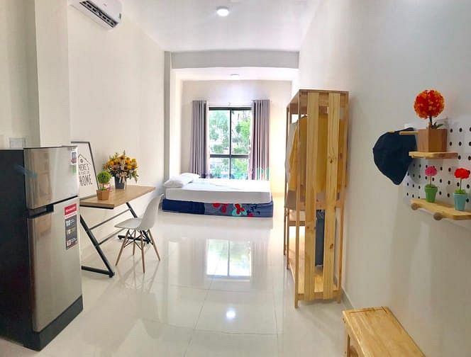 Hình ảnh Chung cư mini giá rẻ chân cầu Kênh Tẻ - có bảo vệ - hầm để xe Full NT