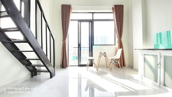 Hình ảnh Chung cư mini gác cao 1m7 , có ban công - cửa sổ full nội thất gần PMH