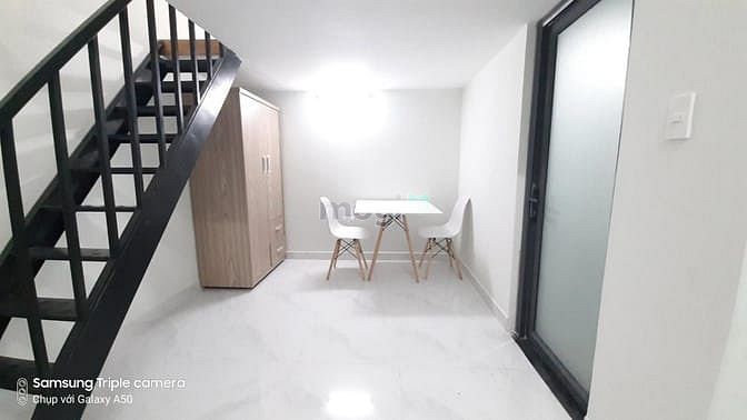 Hình ảnh Chung cư mini gác cao 1m7 , có ban công - cửa sổ full nội thất gần PMH