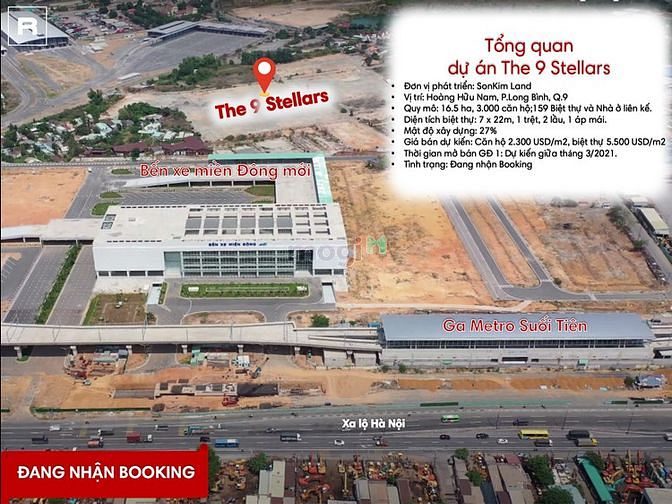 Hình ảnh Nhận Booking dự án THE 9 STELLARS chỉ 100tr/căn