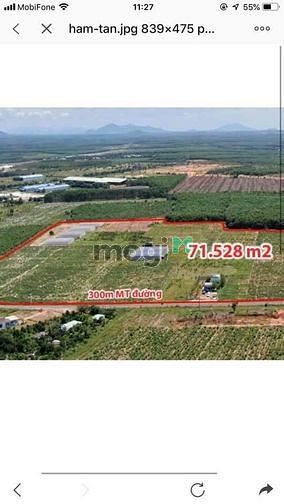 Hình ảnh đất( 7 mẫu 2 )Thôn Suối Tứ, Xã Thắng Hải , Hàm Tân , Bình thuận. 28 tỷ