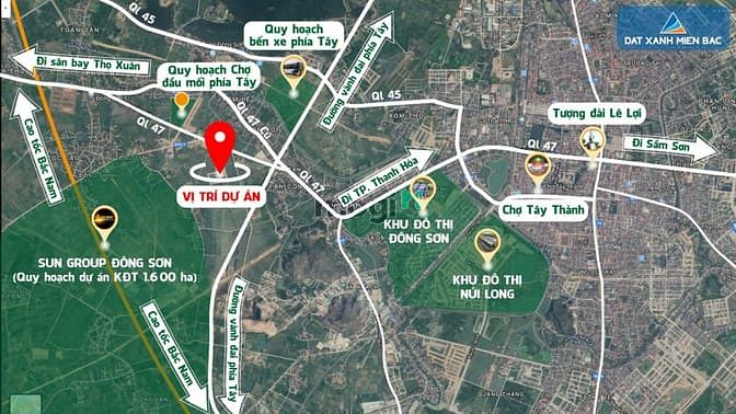 Hình ảnh Bán Quỹ lô đất đẹp KDC Đông Tân ngay cạnh UBND Đông Tân TP Thanh Hóa