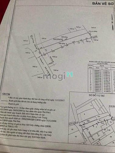 Hình ảnh Bán 2 lô đất liền kề, thổ cư 100%, ĐT ngang 12m dai 45m Lê Văn Chí