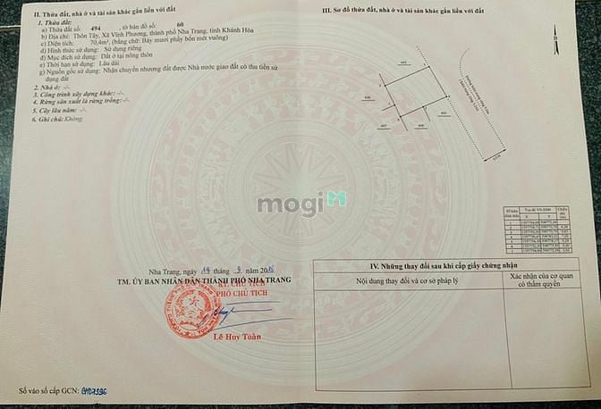 Hình ảnh Bán đất thôn Tây, TP. Nha Trang, Khánh Hòa, xây trọ cho thuê