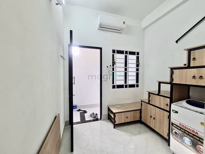 Hình ảnh Mb6623 nạp rút nhanh chóng cho thuê đối diện HUTECH, có gác máy giặt riêng, mới xây 🏠🏠