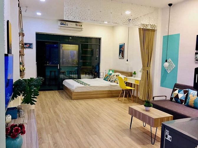 Hình ảnh Cho Thuê Căn Hộ có ban công, đầy đủ nội thất, giờ giấc tự do.