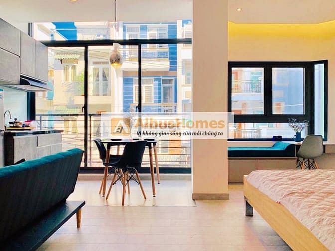 Hình ảnh CHDV STUDIO FULL NỘI THẤT có cửa sổ / ban công siêu thoáng